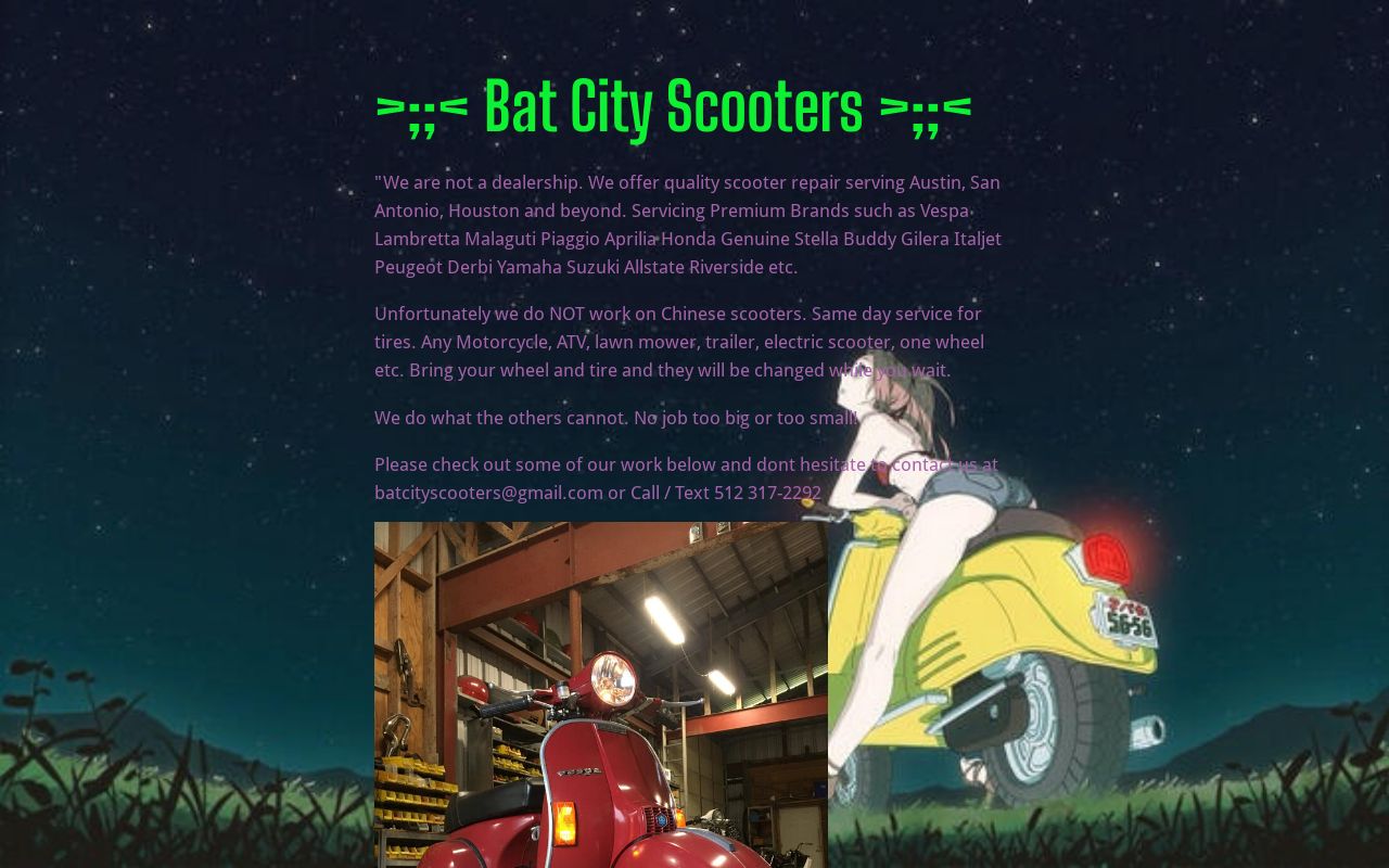 Bat City Scooters - Vespa / Lambretta Specialists